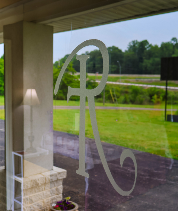 Relevant logo on door