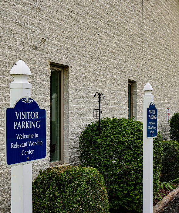 Visitor Parking sign