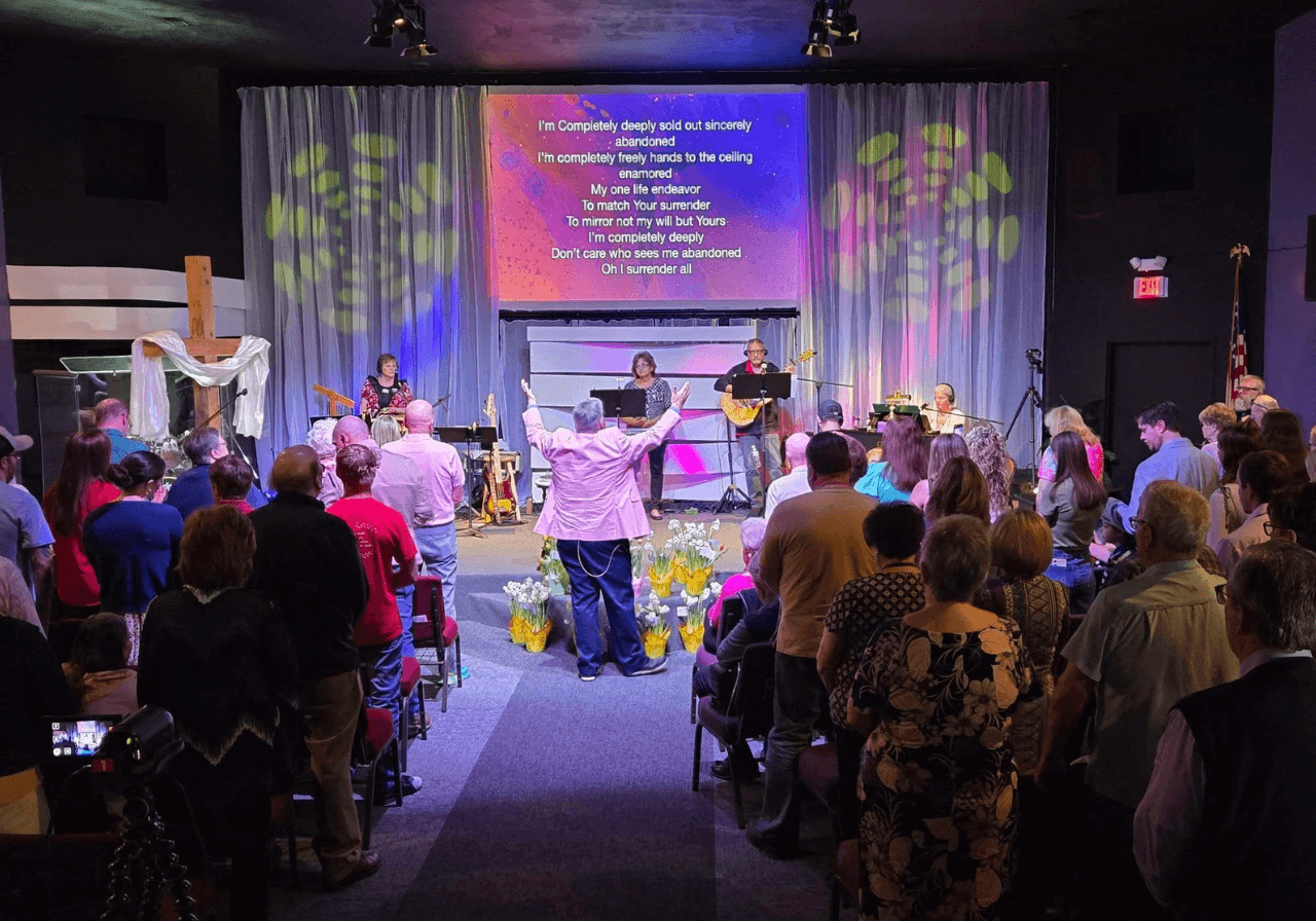 RWC Service with lights and music